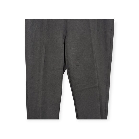 Liz Baker Black Straight Leg Dress Pants Zipper & Button Closure Women's Size 18 - Picture 14 of 15